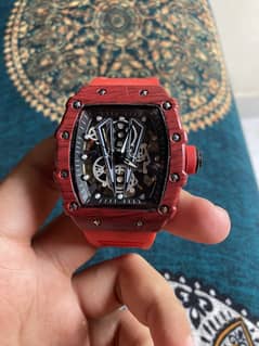 Red Premium Watch