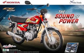 Honda CG 125 New 2025 Model Zero Meter