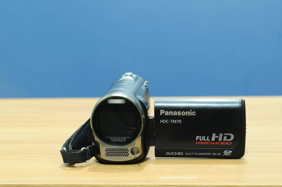 Panasonic HDC-TM70 Full HD Camcorder, 96GB Built-in Memory, Touch LCD 4