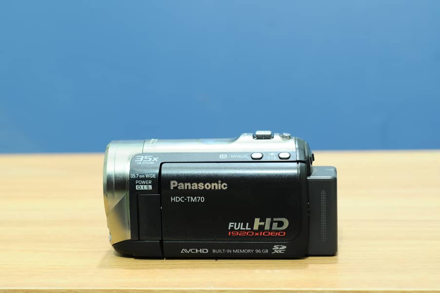 Panasonic HDC-TM70 Full HD Camcorder, 96GB Built-in Memory, Touch LCD 5