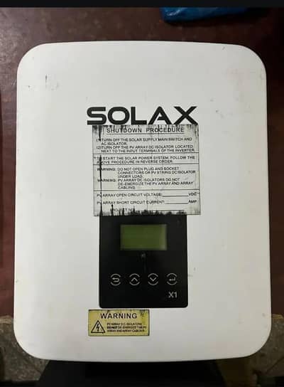 SOLAX ON GRID  INVERTER 5.2 KW Australian used