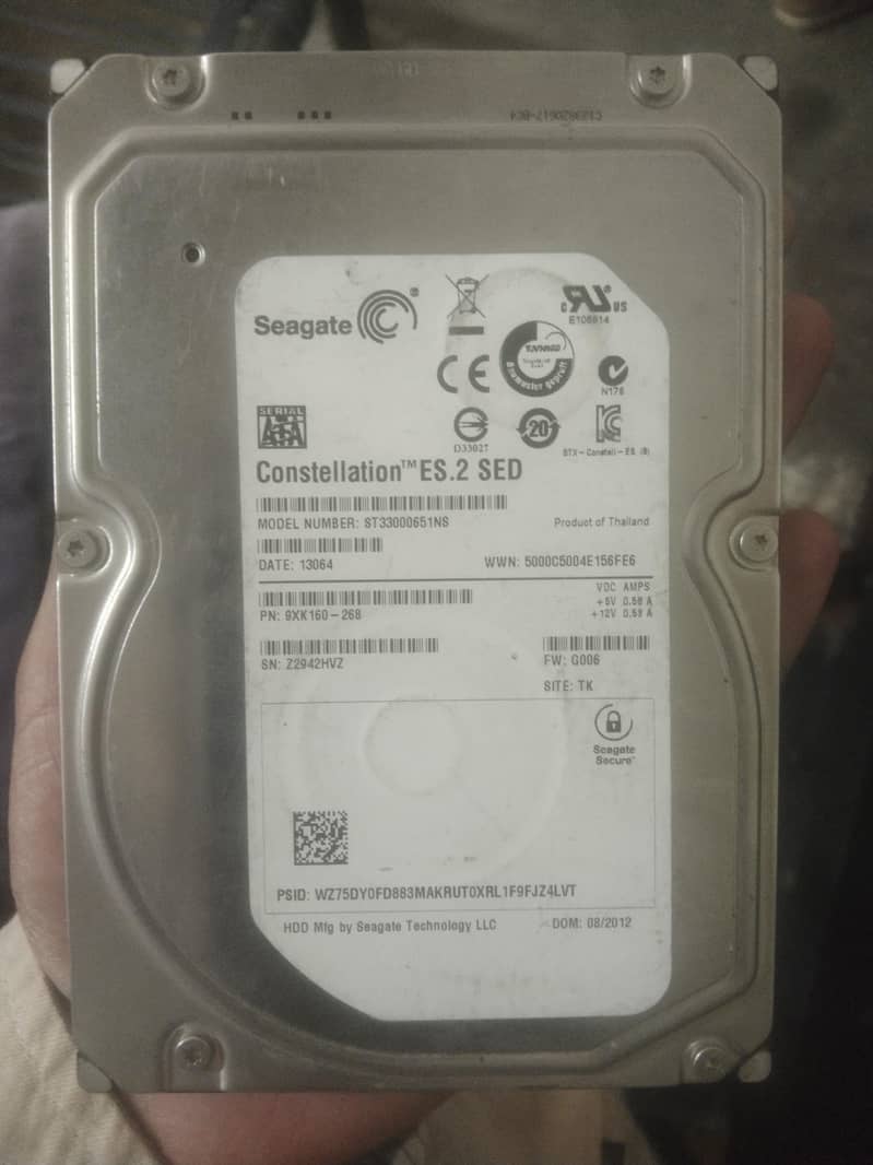 3tb computer hard only data k liye 0