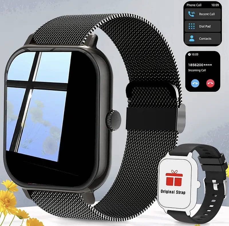 Smart Watch_Touchscreen | wireless Call | Dual Strap | Android 4