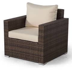 5 seater rattan sofa set/UPVC Chair/Garden furniture/outdoor sofa set