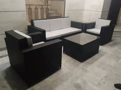 5 seater rattan sofa set/UPVC Chair/restaurant furniture/lawn sofa set