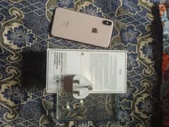 iphone xsmax gold with box original charger