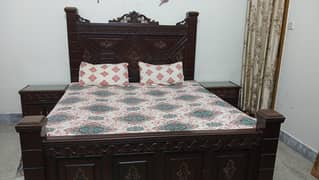 King Size Wood Bed