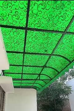 fiber sheet works/fiber glass sheds/car parking shed/Fiberglass conopy