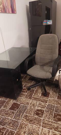 office table and chair