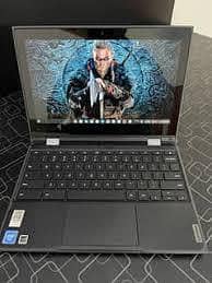 Lenovo 300e Chrome book laptop and tablet touch screen 360