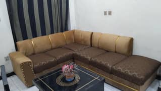6seater Lshape sofa in new condition