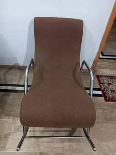 swing chair brown colour
