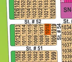 1 Kanal Plot for Sale Plot 1018, Sector N, DHA Multan