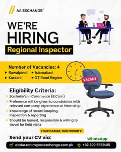 Regional Inspector -MALE