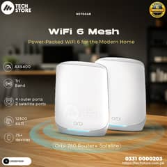 Netgear Orbi 760 Tri-band WiFi 6 Mesh Router 5.4Gbps (Renewed)