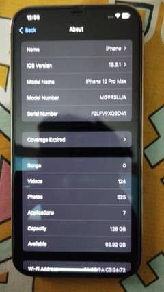 Elegant iPhone 12 Pro Max (128 GB, Gold) – JV Model in Great Condition