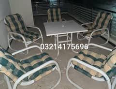 OUTDOOR GARDEN UPVC RATTAN FURNITURE SOFA SET CHAIRS TABLE UMBRELLA