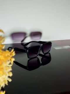 Premium Sunglasses for Men & Boys | Matte Black Frame & Lens