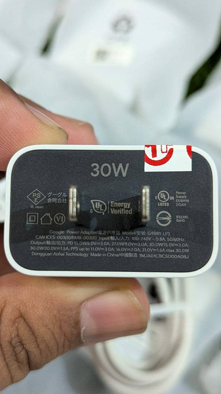 Google Pixel 30W Original Charger 9 8 7 6 Pro xl Fold 8A 7a 6A 45watt 0