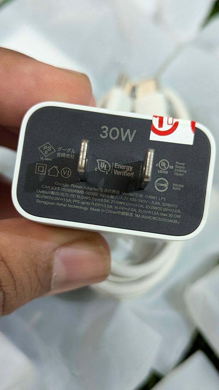 Google Pixel 30W Original Charger 9 8 7 6 Pro xl Fold 8A 7a 6A 45watt 2