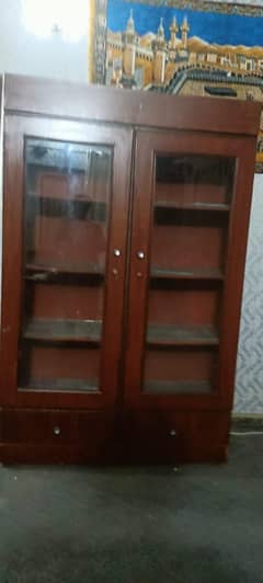 Wooden showcase,almirah
