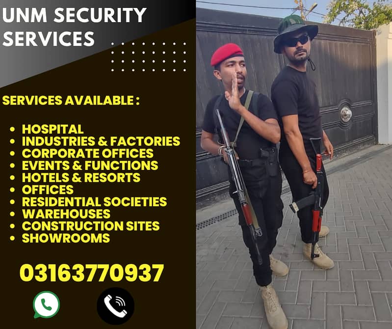 Security Guards Available | Personal Guard | Security Protocol guards 0