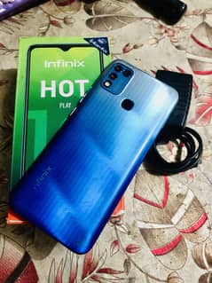 Infinix Hot 11 Play 4Gb/64Gb G35 With Complete Box Charger