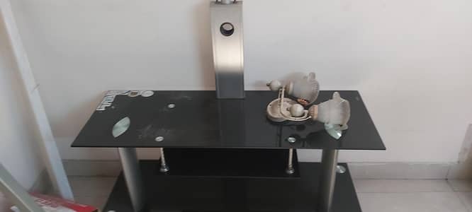 led lcd tempted glass stand