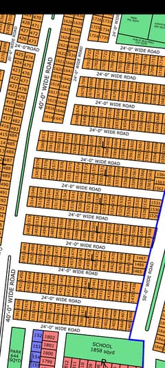 2nd to Corner Plot 80 Sq-Yd Gold Block Extension North Town Residency Phase 1