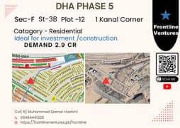 Corner Plot in DHA 5, Sec F