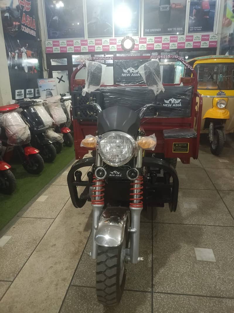 New Asia 200cc Loader Rickshaw Double Frame important unit with power 0