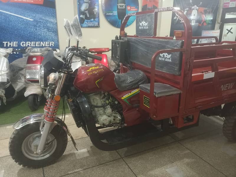 New Asia 200cc Loader Rickshaw Double Frame important unit with power 1