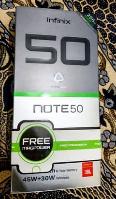 Infinix Note 50 brand new 10/10 condition. Color Ruby Red.