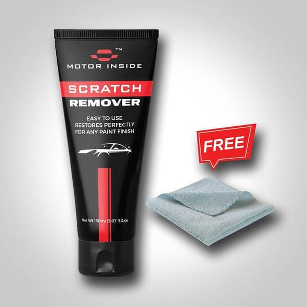 Motor Inside Scratch Remover 150ml with Free Edgeless Towel