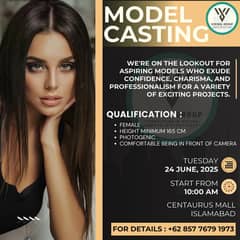 Model Casting Call – VIR SHA Group (Islamabad, Pakistan)