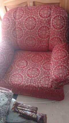 bad and sofa