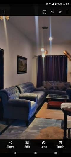pure wood 6 seater sofa set