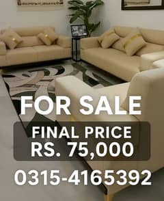 Luxury Sofa Set for Sale | Final Price Rs. 75,000 | Farooq Colony