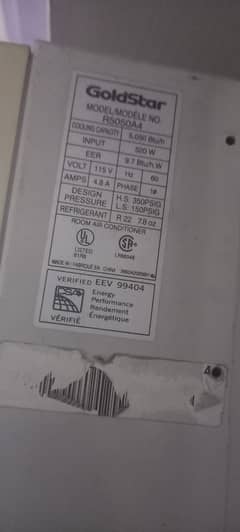 Goldstar Window AC for sale