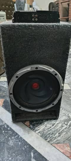 12 inch woofer and 2 chanel amp