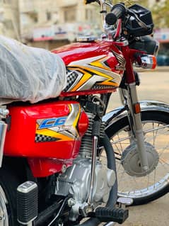 Honda CG 125 Zero Meter Condition Open Letter