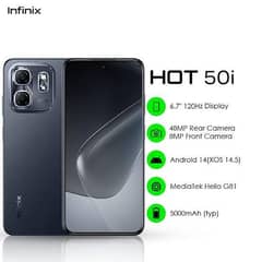 Infinix Hot 50i  6/128 new condition