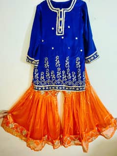hand made kurti and sharara