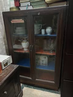 High Quality Wooden Cabinet with glass