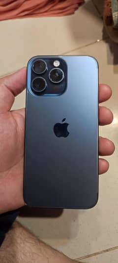 15 pro max non pta original cable and box blue titanium 256gb