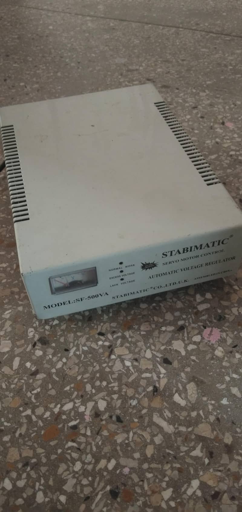 Stabilizer stabimatic servo motor control model sf500va 2