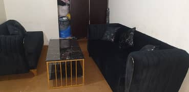 sofa set with table