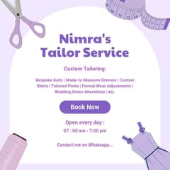 I'm Ladies Professional Tailor