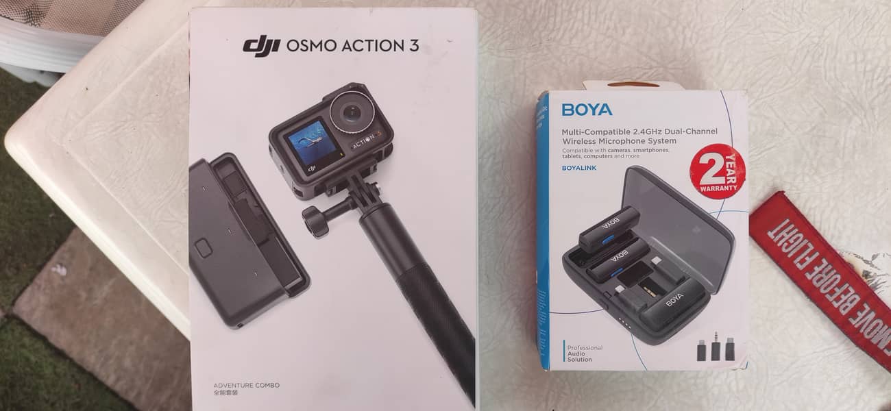 DJI OSMO ACTION 3 ADV COMBO + BOYA WIRELESS MICS | 10/10 | LIKE NEW 0