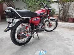 honda 125 2017 red clr gldn nmb